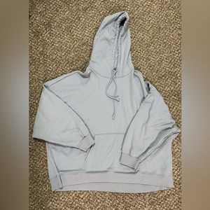 American Eagle cropped oversized hoodie